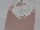 Приглашение в конверте из дизайнерской бумаги - Изготовление конвертов и приглашений "Nice Card", Екатеринбург.