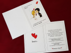 Приглашение "love is..." - Изготовление конвертов и приглашений "Nice Card", Екатеринбург.