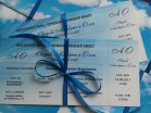 Приглашение Билет - Изготовление конвертов и приглашений "Nice Card", Екатеринбург.