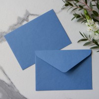 Конверт голубой - Изготовление конвертов и приглашений "Nice Card", Екатеринбург.