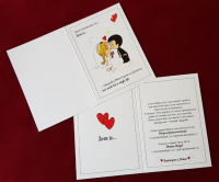 Приглашение "love is..." - Изготовление конвертов и приглашений "Nice Card", Екатеринбург.